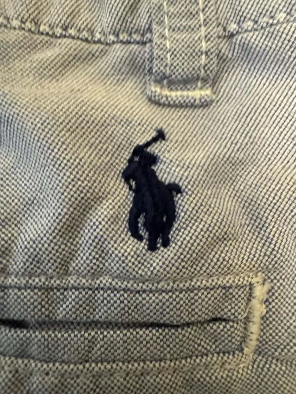 Polo Ralph Lauren Boys Youth Chambray Shorts 12 B1351